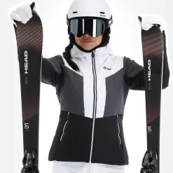 Kilpi, Florance-W Ski Jacket Women Black -Ski Online Store kilpi florance w aa jas gevoerd dames zwart 22kilpi102v1 BI 05