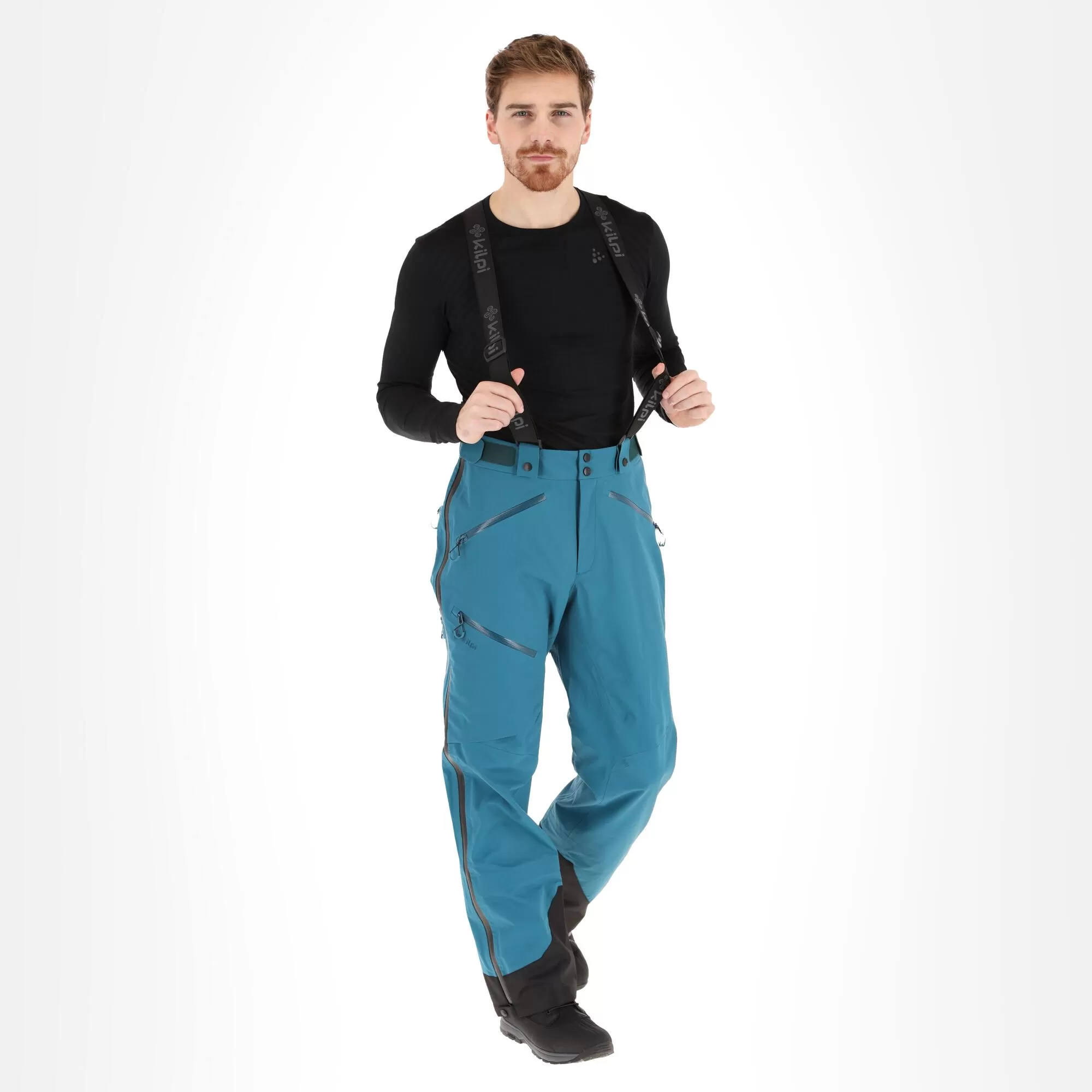 Kilpi, Lazzaro-M Hardshell Ski Pants Men Turquoise Blue 4 Kilpi, Lazzaro-M Hardshell Ski Pants Men Turquoise Blue - Image 2
