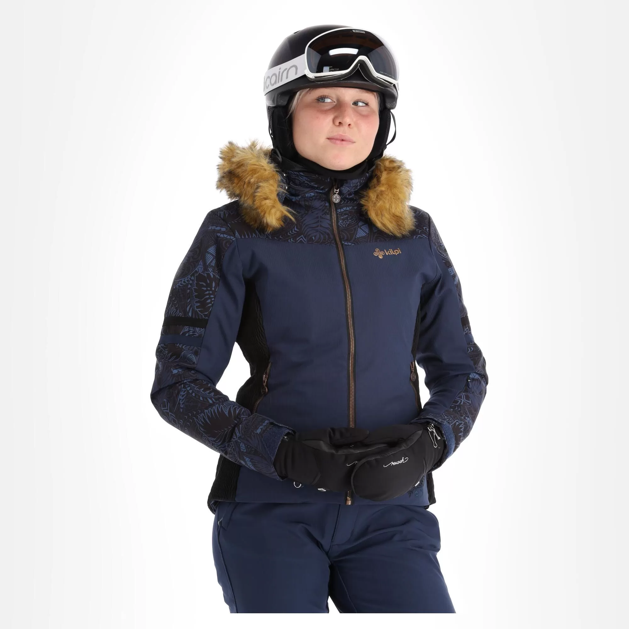 Kilpi, Lena-W Ski Jacket Heated Model Women Dark Blue 4 Kilpi, Lena-W Ski Jacket Heated Model Women Dark Blue - Image 2
