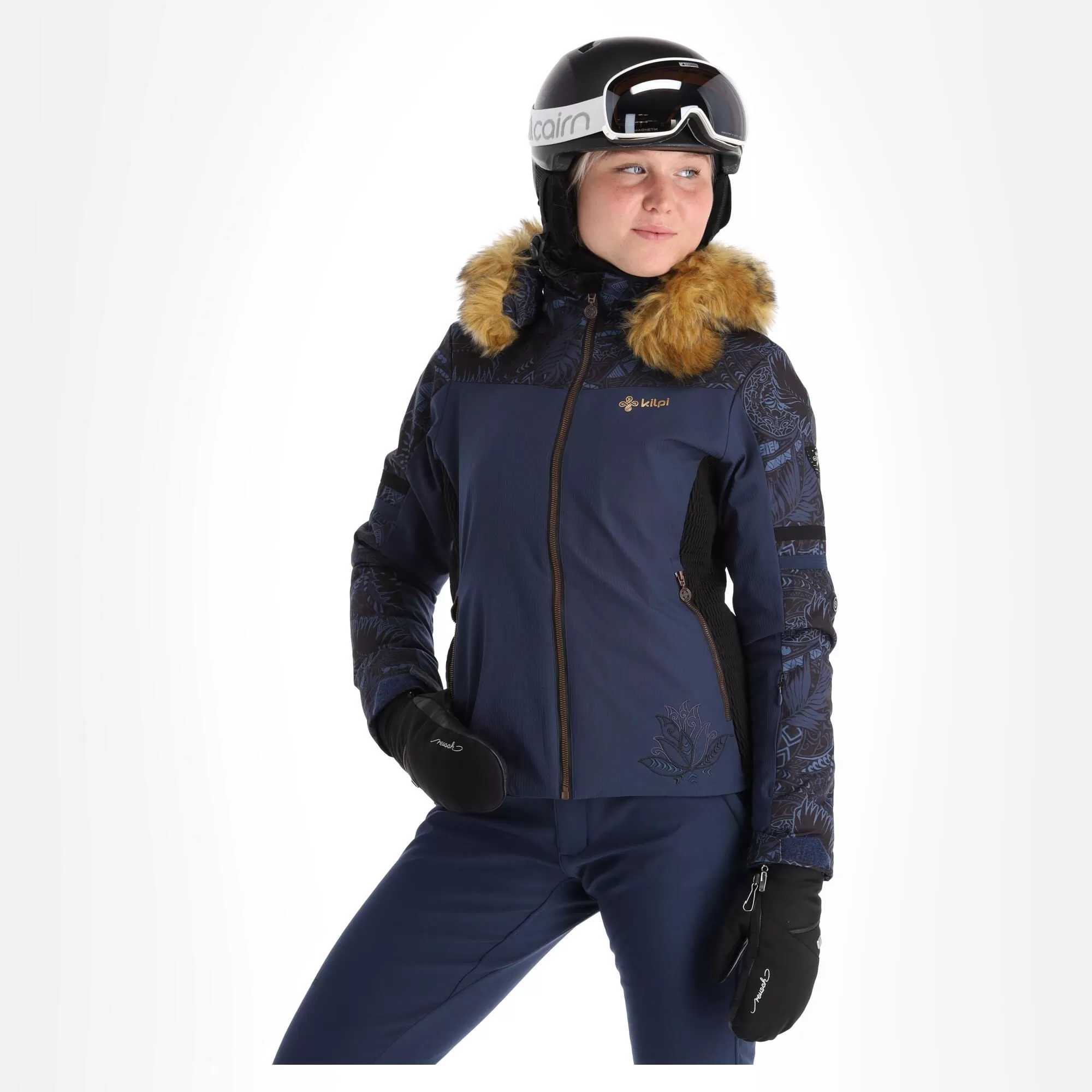 Kilpi, Lena-W Ski Jacket Heated Model Women Dark Blue 6 Kilpi, Lena-W Ski Jacket Heated Model Women Dark Blue - Image 4
