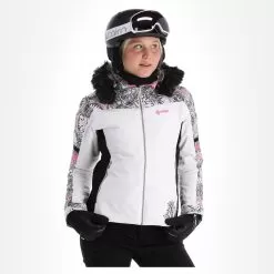 Kilpi, Lena-W Ski Jacket Heated Model Women White -Ski Online Store kilpi lena w aa jas gevoerd dames wit 22kilpi103v1 BI 02