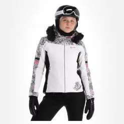 Kilpi, Lena-W Ski Jacket Heated Model Women White -Ski Online Store kilpi lena w aa jas gevoerd dames wit 22kilpi103v1 BI 04