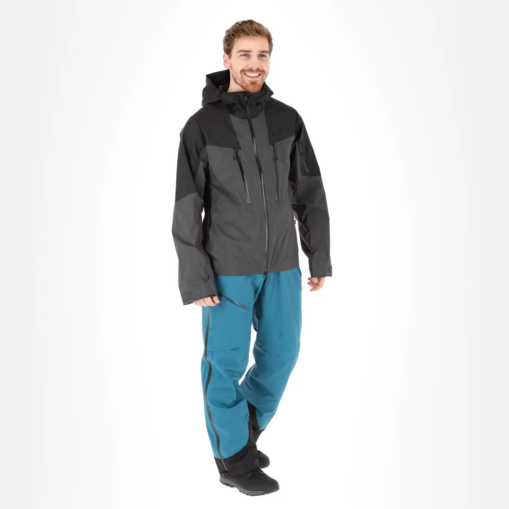 Kilpi, Lexay-M Hardshell Ski Jacket Men Dark Grey 4 Kilpi, Lexay-M Hardshell Ski Jacket Men Dark Grey - Image 2