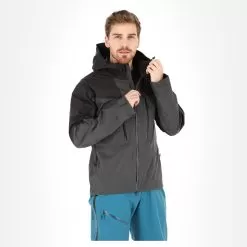 Kilpi, Lexay-M Hardshell Ski Jacket Men Dark Grey 11 Kilpi, Lexay-M Hardshell Ski Jacket Men Dark Grey -Ski Online Store kilpi lexay m hardshell ski jas heren dark grijs AB10kil013a BI 04