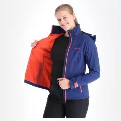 Kilpi, Ravia-W Softshell Ski Jacket Women Dark Blue -Ski Online Store kilpi ravia w ac softshell jas dames dark blauw AC21kil124b BI 05
