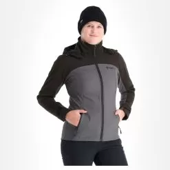 Kilpi, Ravia-W Softshell Ski Jacket Women Dark Grey -Ski Online Store kilpi ravia w ac softshell jas dames dark grijs AC21kil124c BI 04