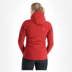 Kilpi, Ravia-W Softshell Ski Jacket Women Dark Red -Ski Online Store kilpi ravia w ac softshell jas dames dark rood AC21kil124d BI 03