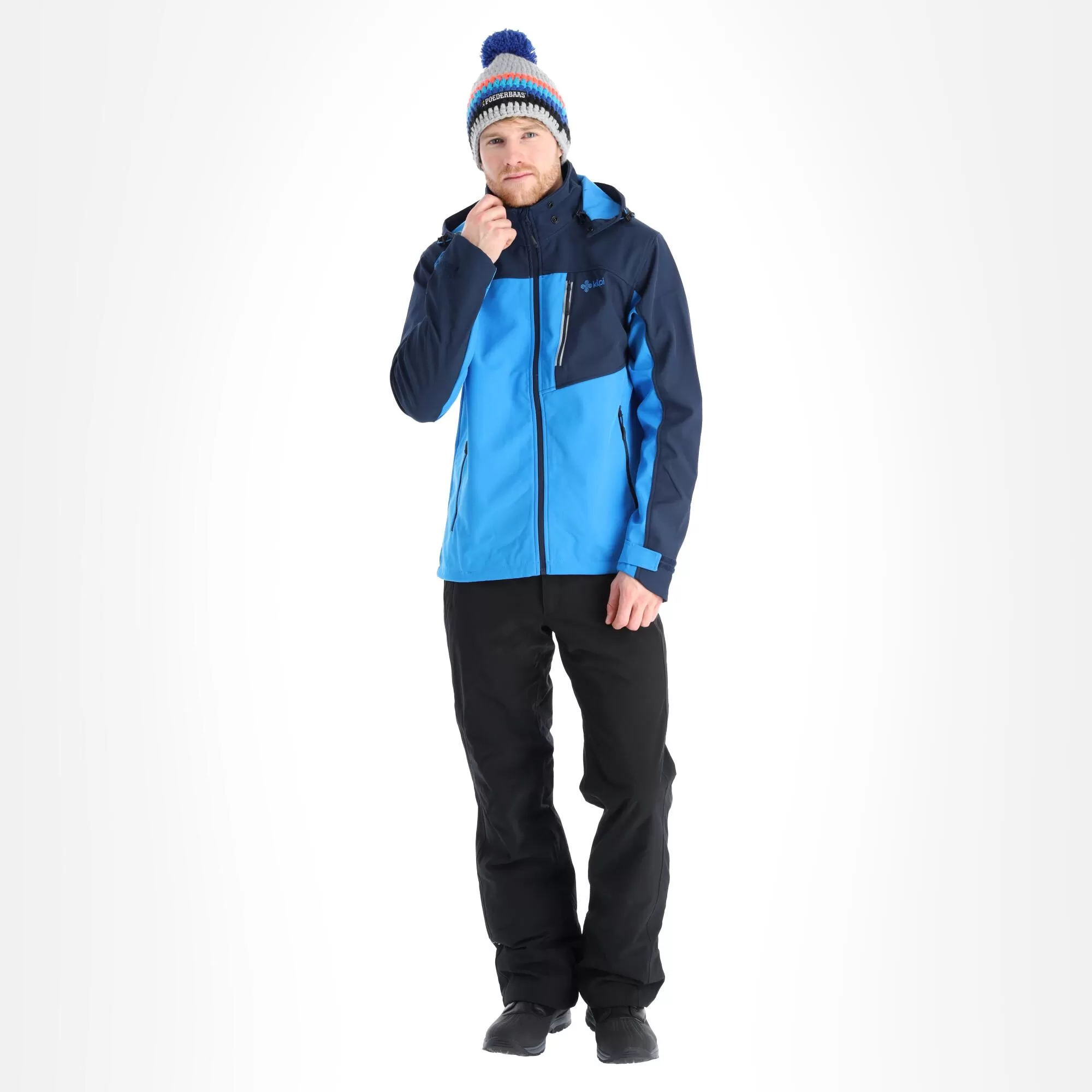 Kilpi, Ravio-M Softshell Ski Jacket Men Blue 3 Kilpi, Ravio-M Softshell Ski Jacket Men Blue