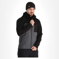 Kilpi, Ravio-M Softshell Ski Jacket Men Dark Grey -Ski Online Store kilpi ravio m ac softshell jas heren dark grijs 22kilpi143v3 BI 04