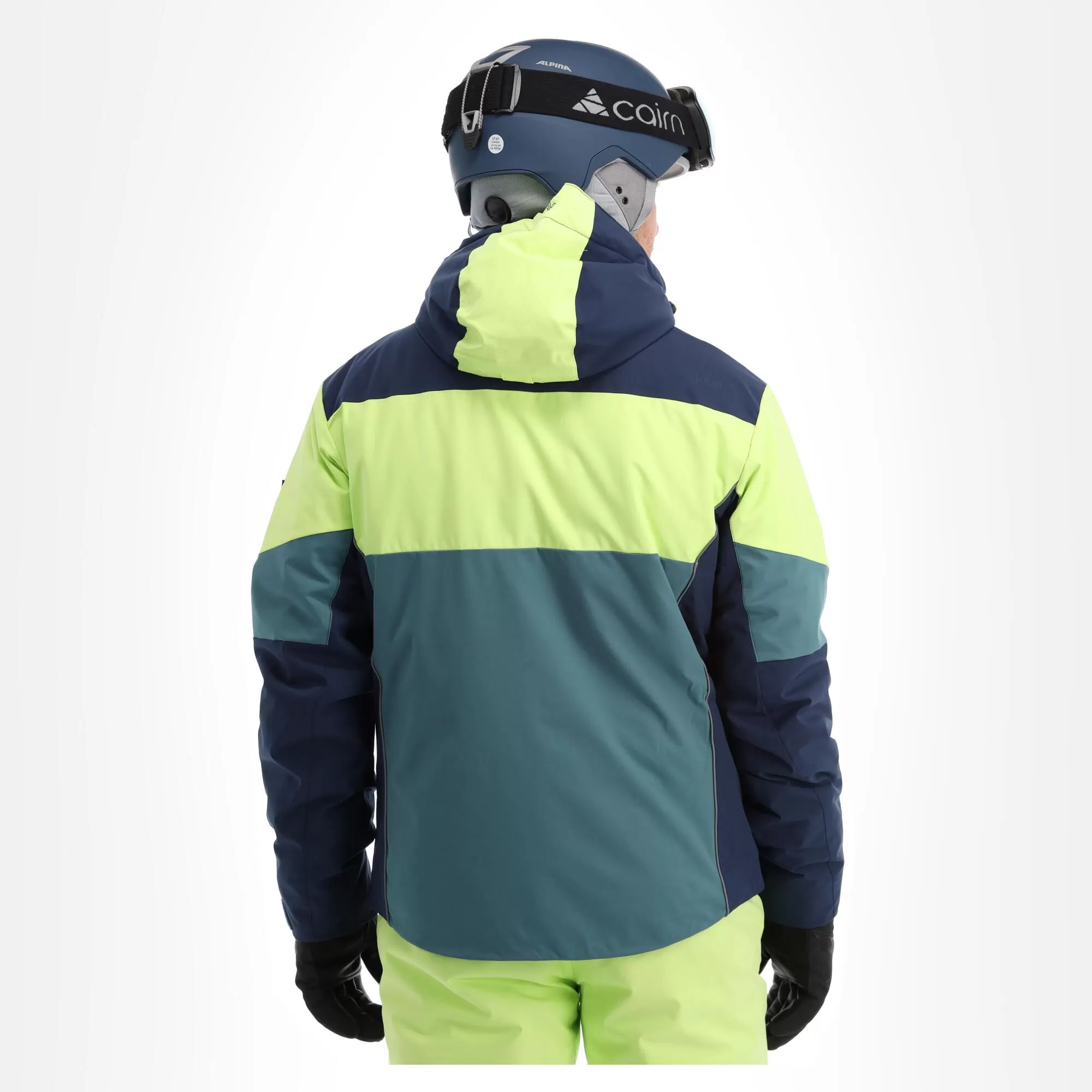 Kilpi, Sion-M Ski Jacket Men Lime Green 5 Kilpi, Sion-M Ski Jacket Men Lime Green - Image 3
