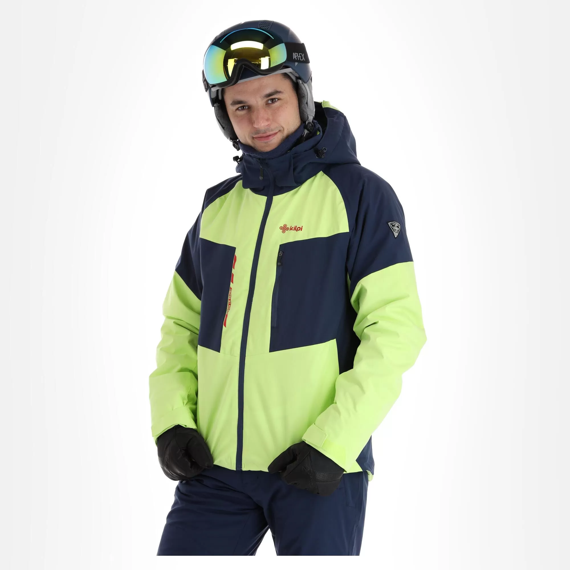 Kilpi, Taxido-M Ski Jacket Men Lime Green 4 Kilpi, Taxido-M Ski Jacket Men Lime Green - Image 2