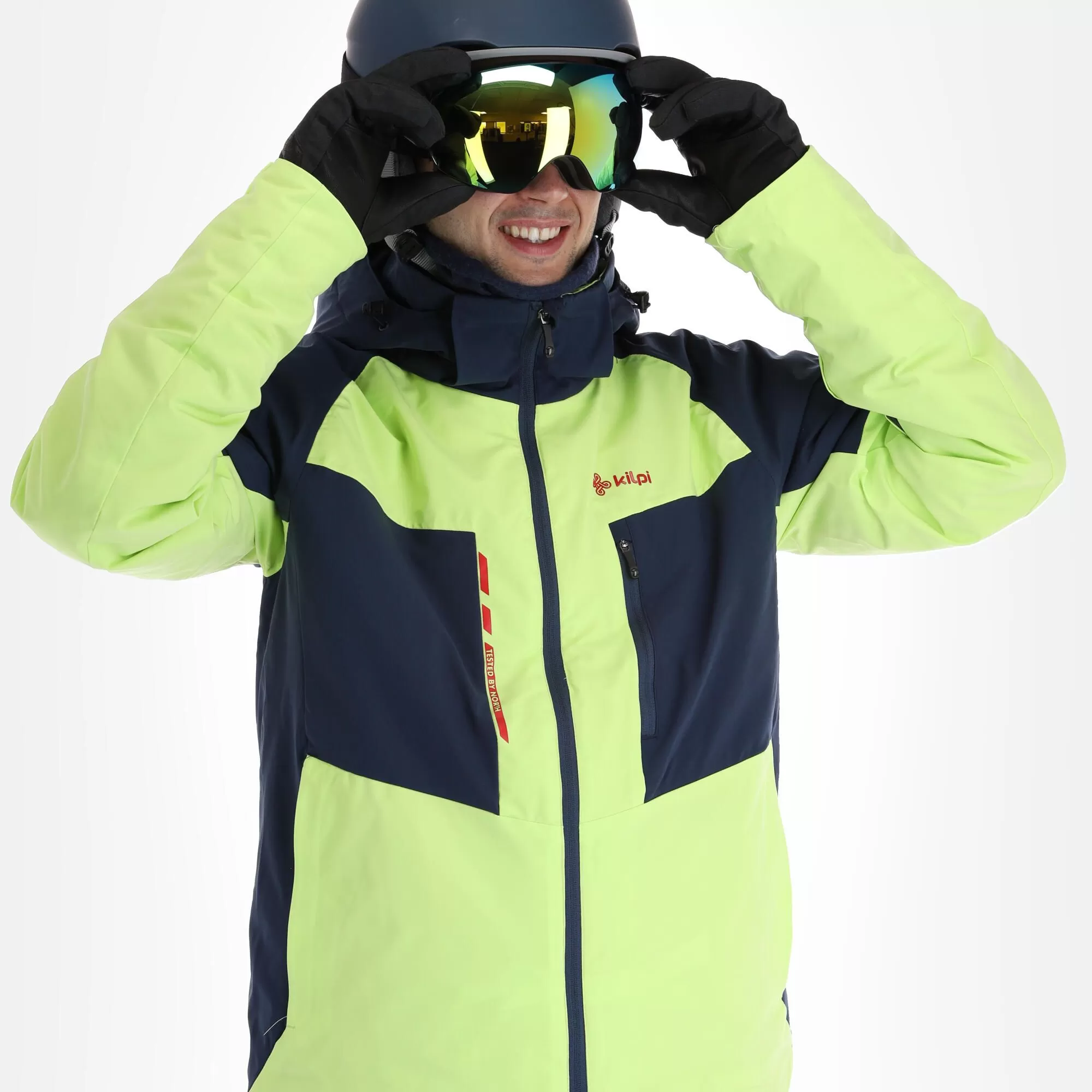 Kilpi, Taxido-M Ski Jacket Men Lime Green 7 Kilpi, Taxido-M Ski Jacket Men Lime Green - Image 5