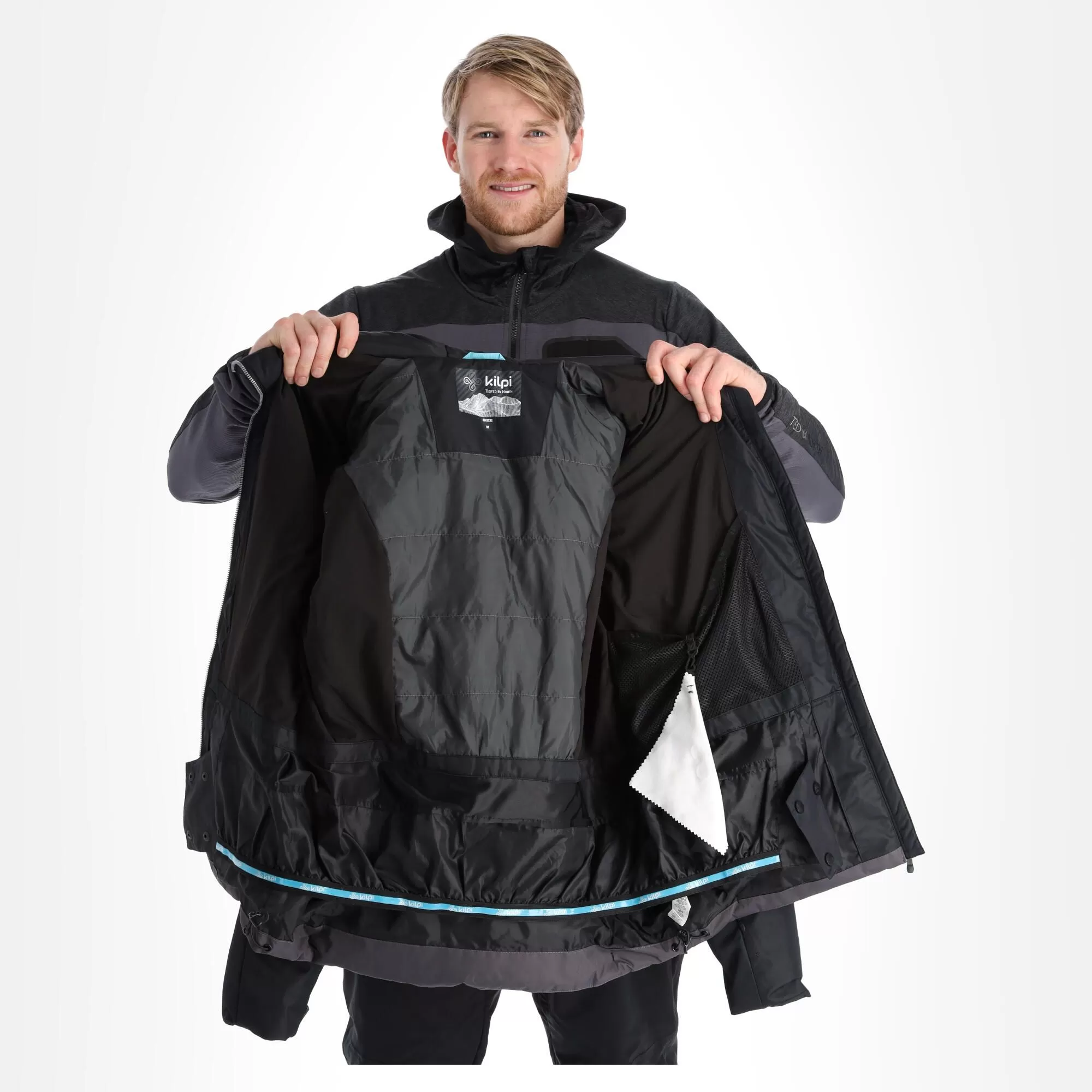 Kilpi, Teddy-M Ski Jacket Men Dark Grey 7 Kilpi, Teddy-M Ski Jacket Men Dark Grey - Image 5