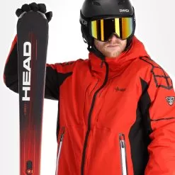Kilpi, Turnau-M Ski Jacket Men Red -Ski Online Store kilpi turnau m aa jas gevoerd heren rood 22kilpi136v2 BI 05
