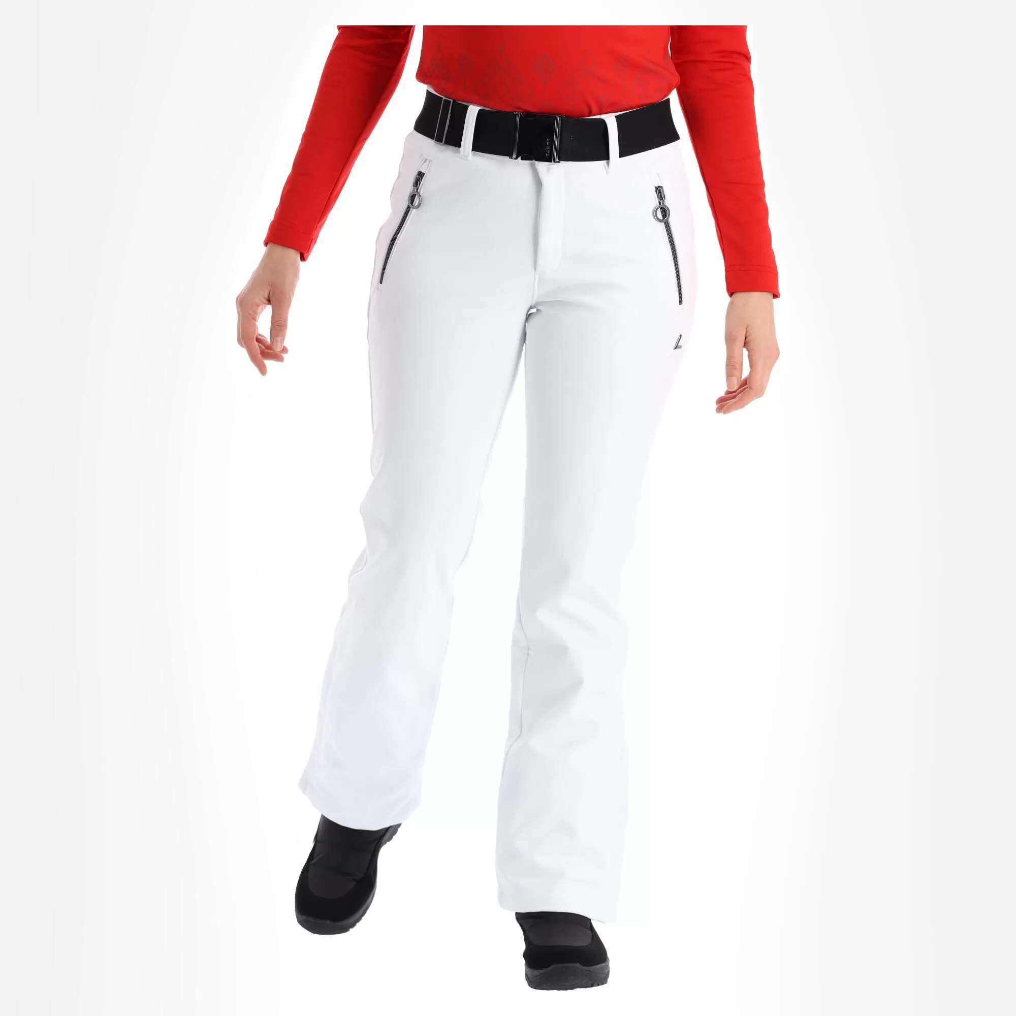 Luhta, Joentaus C Softshell Ski Pants Short Model Women Optic White 4 Luhta, Joentaus C Softshell Ski Pants Short Model Women Optic White - Image 2