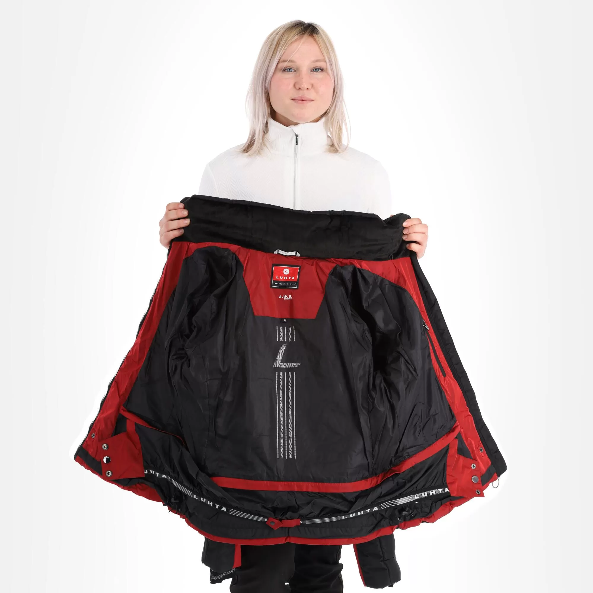 Luhta, Katinen Ski Jacket Women Cranberry Red 7 Luhta, Katinen Ski Jacket Women Cranberry Red - Image 5