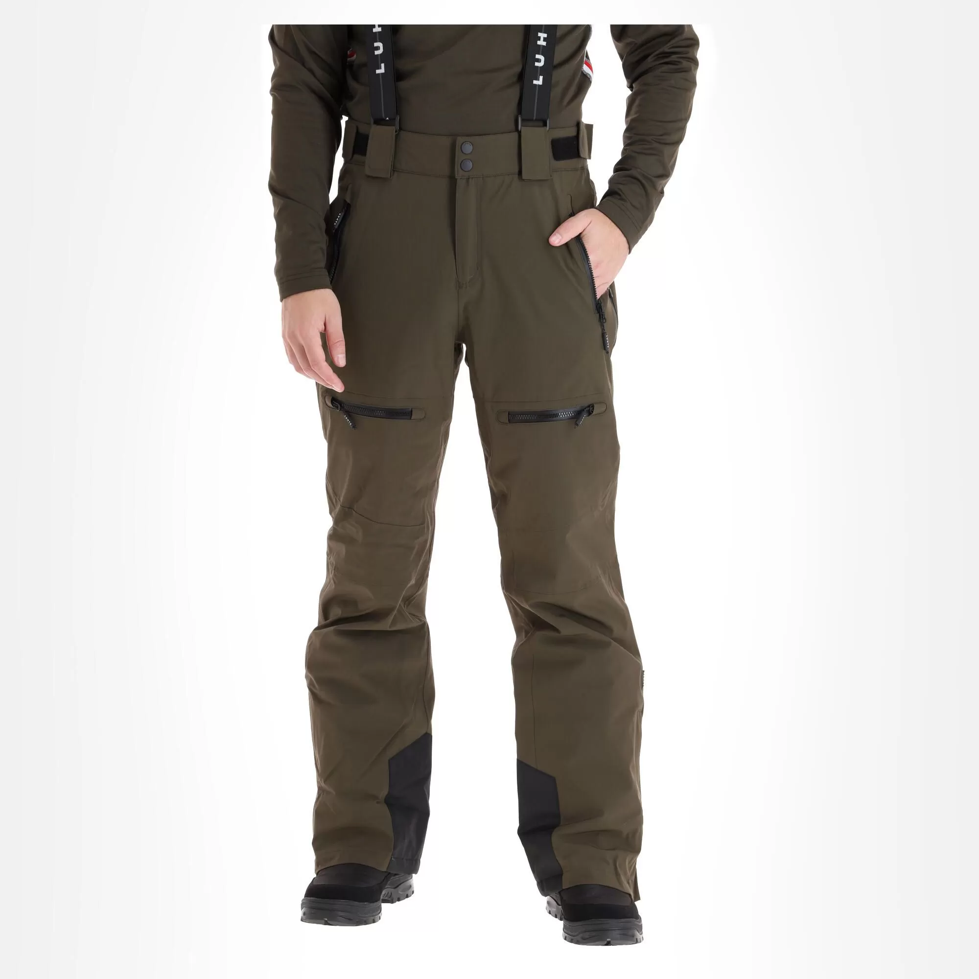 Luhta, Kovero Ski Pants Men Dark Olive Green 4 Luhta, Kovero Ski Pants Men Dark Olive Green - Image 2