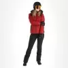 Luhta, Lainiotunturi Ski Jacket Women CRANBERRY Red -Ski Online Store luhta lainiotunturi aa jas gevoerd dames cranberry rood AA21luh104d BI 01