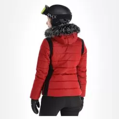 Luhta, Lainiotunturi Ski Jacket Women CRANBERRY Red 9 Luhta, Lainiotunturi Ski Jacket Women CRANBERRY Red -Ski Online Store luhta lainiotunturi aa jas gevoerd dames cranberry rood AA21luh104d BI 03