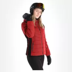 Luhta, Lainiotunturi Ski Jacket Women CRANBERRY Red 10 Luhta, Lainiotunturi Ski Jacket Women CRANBERRY Red -Ski Online Store luhta lainiotunturi aa jas gevoerd dames cranberry rood AA21luh104d BI 04