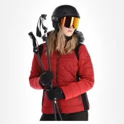 Luhta, Lainiotunturi Ski Jacket Women CRANBERRY Red 11 Luhta, Lainiotunturi Ski Jacket Women CRANBERRY Red -Ski Online Store luhta lainiotunturi aa jas gevoerd dames cranberry rood AA21luh104d BI 05