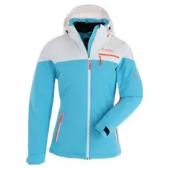 Maier Sports, Coral Flash Ski Jacket Women Cyan Blue