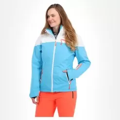 Maier Sports, Coral Flash Ski Jacket Women Cyan Blue -Ski Online Store maier sports coral flash ski jas dames cyan blauw AA20mai020a BI 02