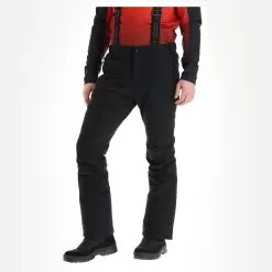 Maier Sports, Joscha Slim Ski Pants Men Black -Ski Online Store maier sports joscha slim ba skibroek gevoerd heren zwart 22maier201v1 BI 04