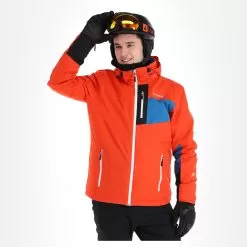 Maier Sports, Karleiten Ski Jacket Men Siren Red -Ski Online Store maier sports karleiten aa jas gevoerd heren siren rood 22maier103v1 BI 02