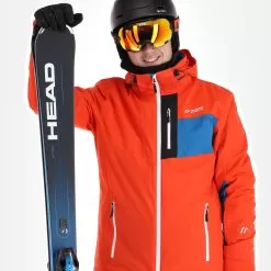 Maier Sports, Karleiten Ski Jacket Men Siren Red -Ski Online Store maier sports karleiten aa jas gevoerd heren siren rood 22maier103v1 BI 05