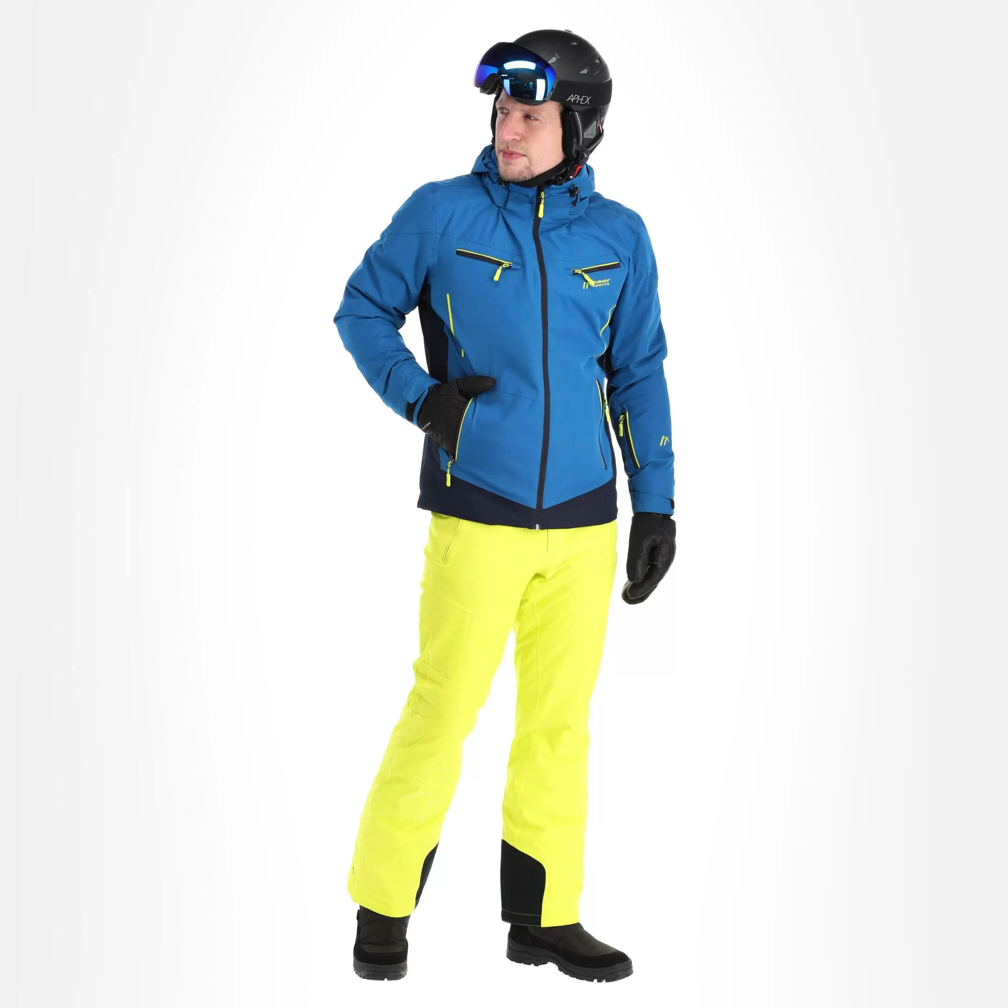 Maier Sports, Nikolai Ski Jacket Men Mary Poppins Blue 3 Maier Sports, Nikolai Ski Jacket Men Mary Poppins Blue
