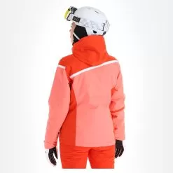 Maier Sports, Rendlspitze Ski Jacket Women Coral Red -Ski Online Store maier sports rendlspitze aa jas gevoerd dames coral rood 22maier108v1 BI 03