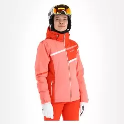 Maier Sports, Rendlspitze Ski Jacket Women Coral Red -Ski Online Store maier sports rendlspitze aa jas gevoerd dames coral rood 22maier108v1 BI 04