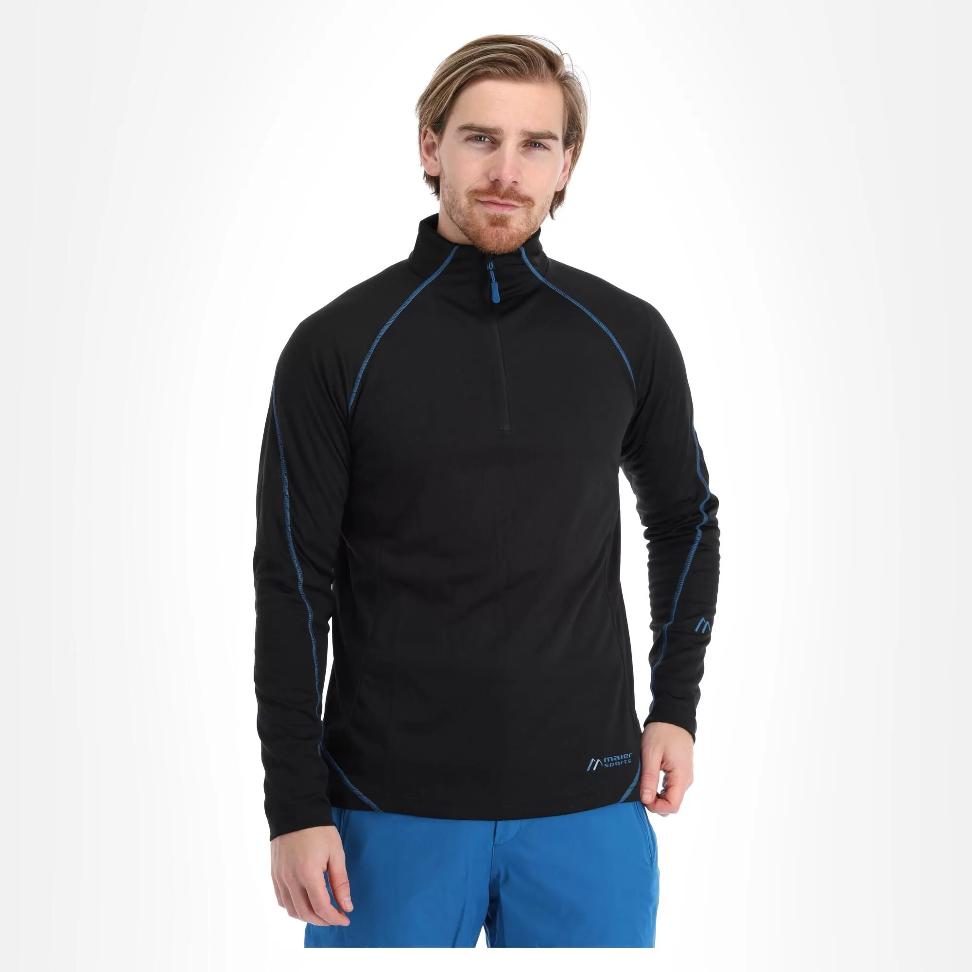 Maier Sports, Roger Pullover Men Black 4 Maier Sports, Roger Pullover Men Black - Image 2