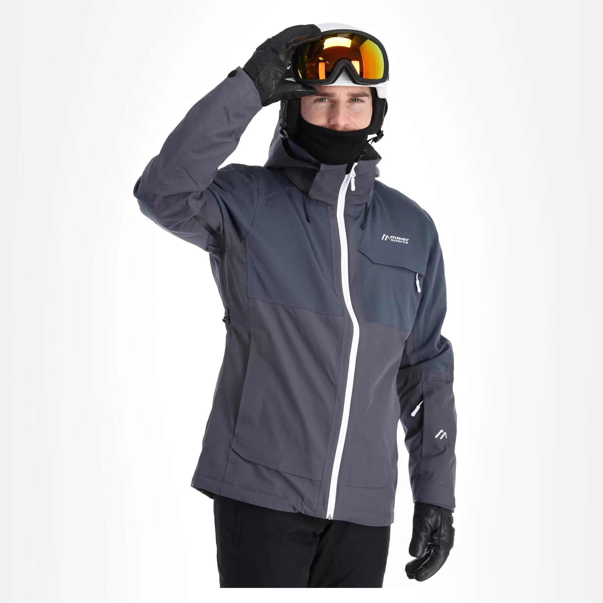 Maier Sports, Timo Ski Jacket Men Graphite Grey 6 Maier Sports, Timo Ski Jacket Men Graphite Grey - Image 4