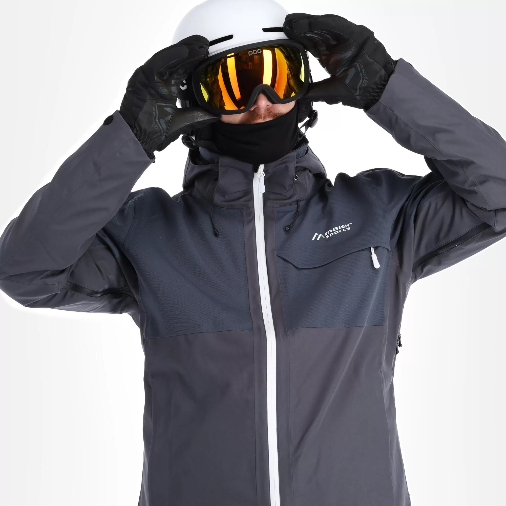 Maier Sports, Timo Ski Jacket Men Graphite Grey 7 Maier Sports, Timo Ski Jacket Men Graphite Grey - Image 5