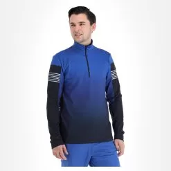 Maier Sports, Yakori Pullover Men Print Blue 8 Maier Sports, Yakori Pullover Men Print Blue -Ski Online Store maier sports yakori ga ski pully heren print blauw 22maier106v1 BI 02