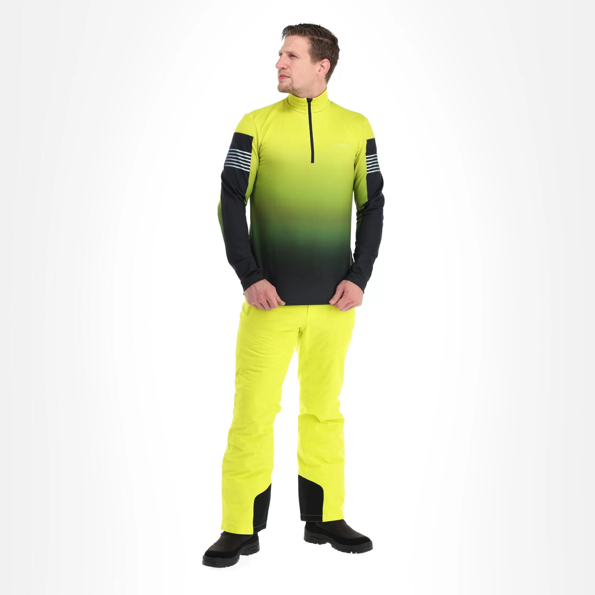 Maier Sports, Yakori Pullover Men Print Blue, Green 3 Maier Sports, Yakori Pullover Men Print Blue, Green