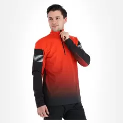 Maier Sports, Yakori Pullover Men Print Black, Red 8 Maier Sports, Yakori Pullover Men Print Black, Red -Ski Online Store maier sports yakori ga ski pully heren print rood zwart 22maier106v3 BI 02