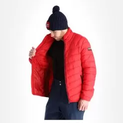 Napapijri, Aerons S 2 Down Jacket Men Tango Red -Ski Online Store napapijri aerons s 2 aa jas gevoerd heren tango rood AA11nap101d BI 05