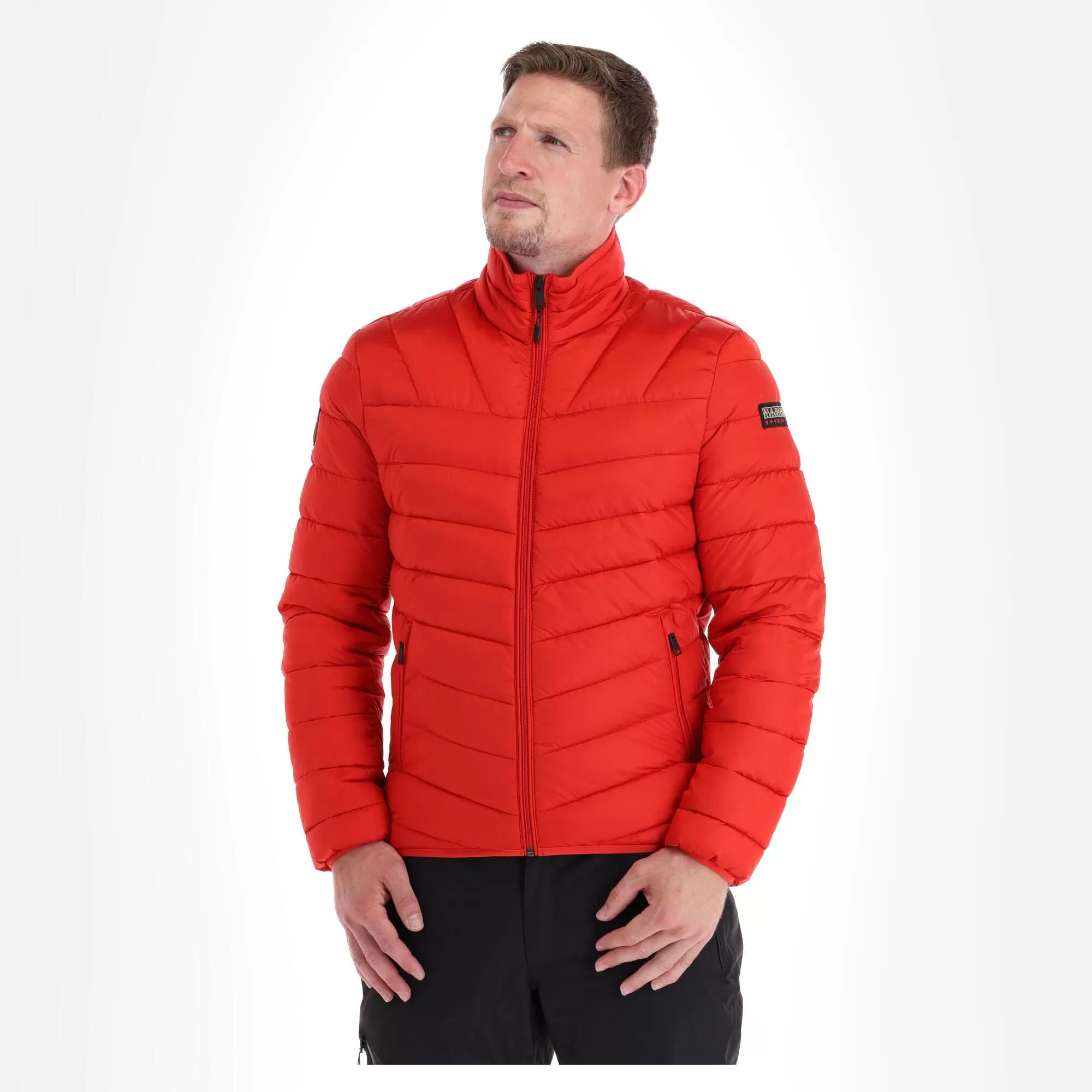 Napapijri, Aerons S 3 (2022/2023) Down Jacket Men Poppy Red 6 Napapijri, Aerons S 3 (2022/2023) Down Jacket Men Poppy Red - Image 4