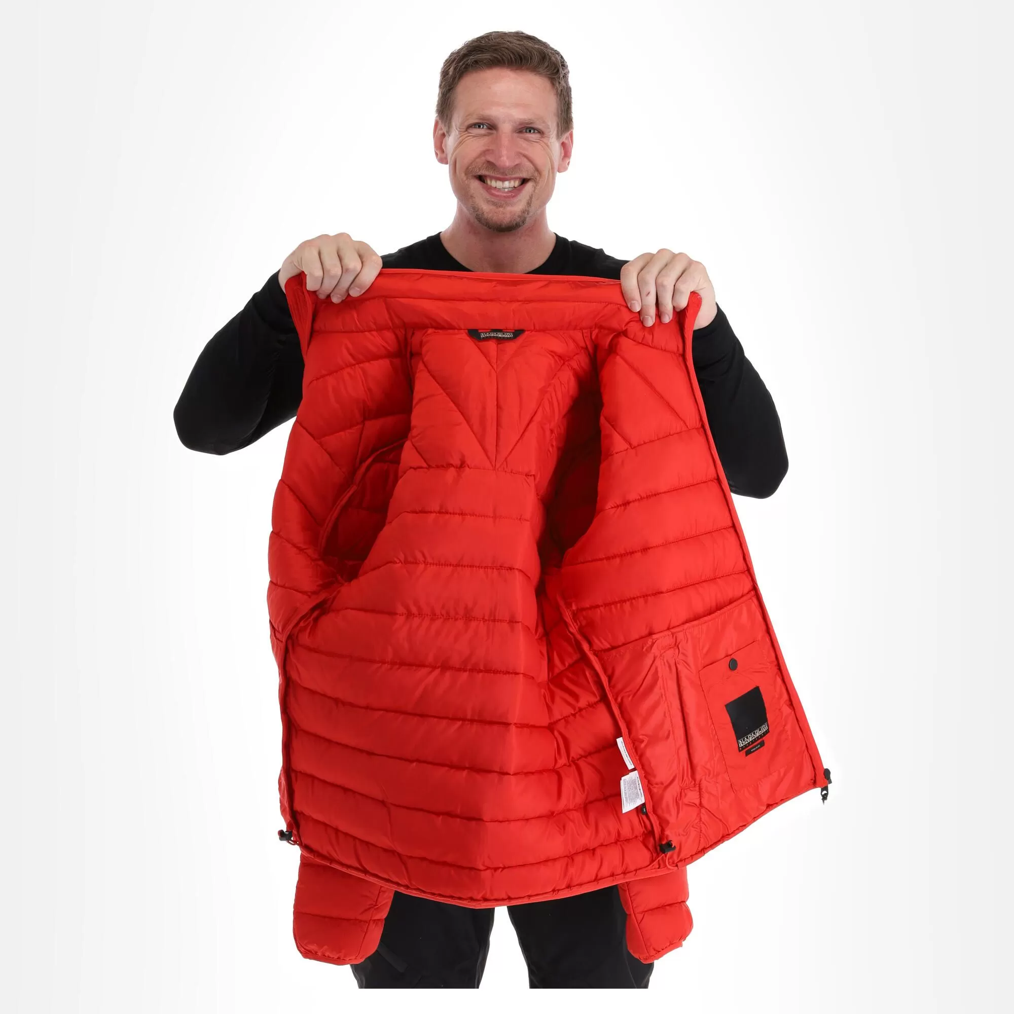 Napapijri, Aerons S 3 (2022/2023) Down Jacket Men Poppy Red 7 Napapijri, Aerons S 3 (2022/2023) Down Jacket Men Poppy Red - Image 5