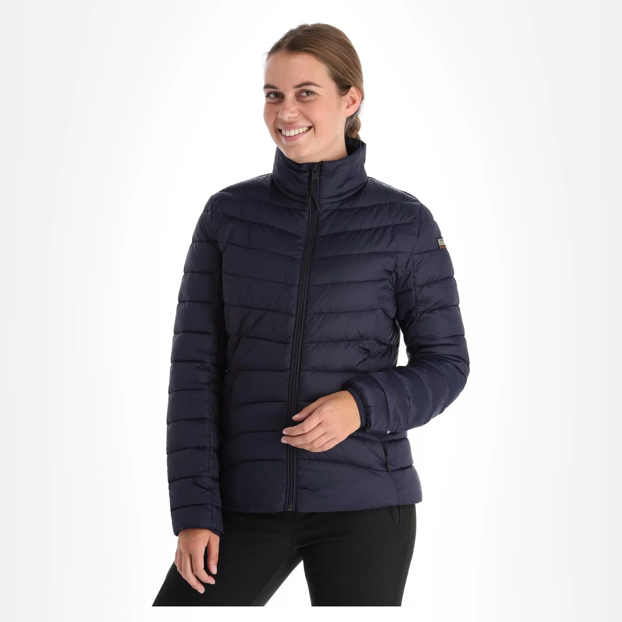Napapijri, Aerons S W 2 (2022/2023) Down Jacket Women Marine Blue 4 Napapijri, Aerons S W 2 (2022/2023) Down Jacket Women Marine Blue - Image 2