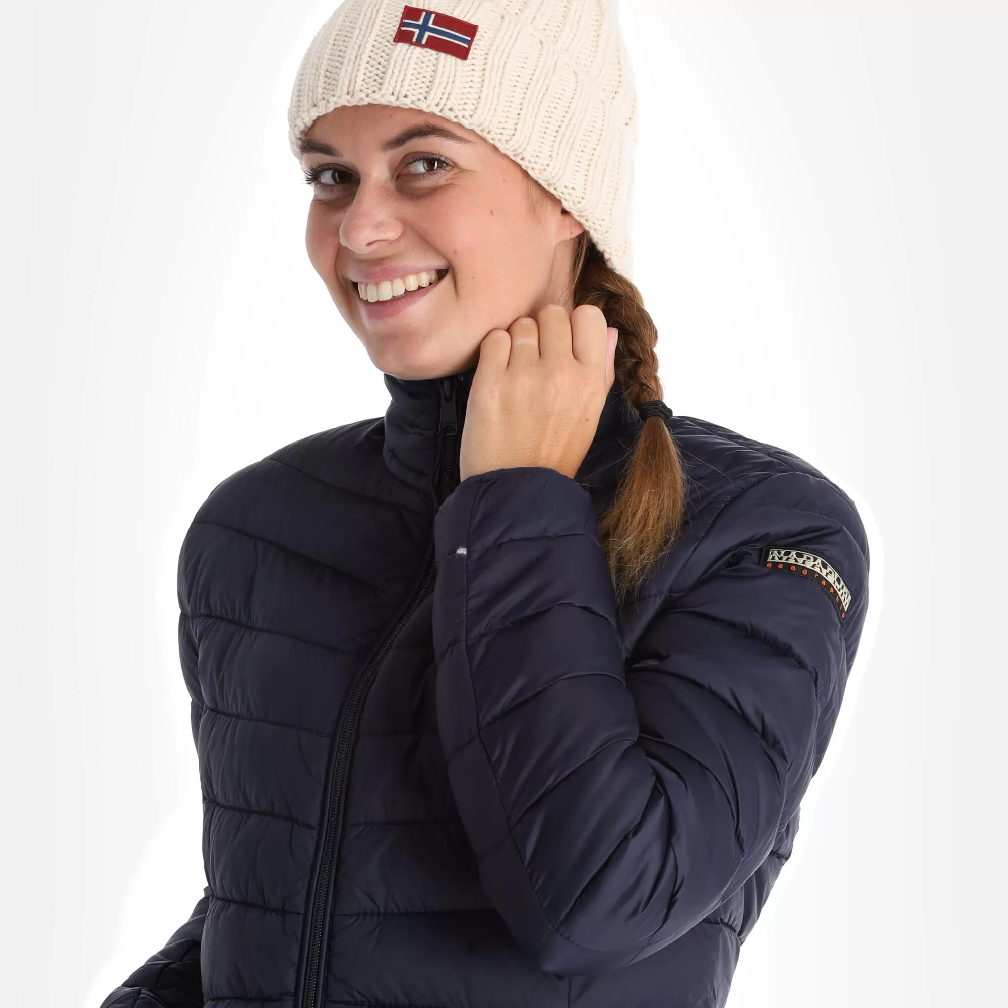 Napapijri, Aerons S W 2 (2022/2023) Down Jacket Women Marine Blue 7 Napapijri, Aerons S W 2 (2022/2023) Down Jacket Women Marine Blue - Image 5