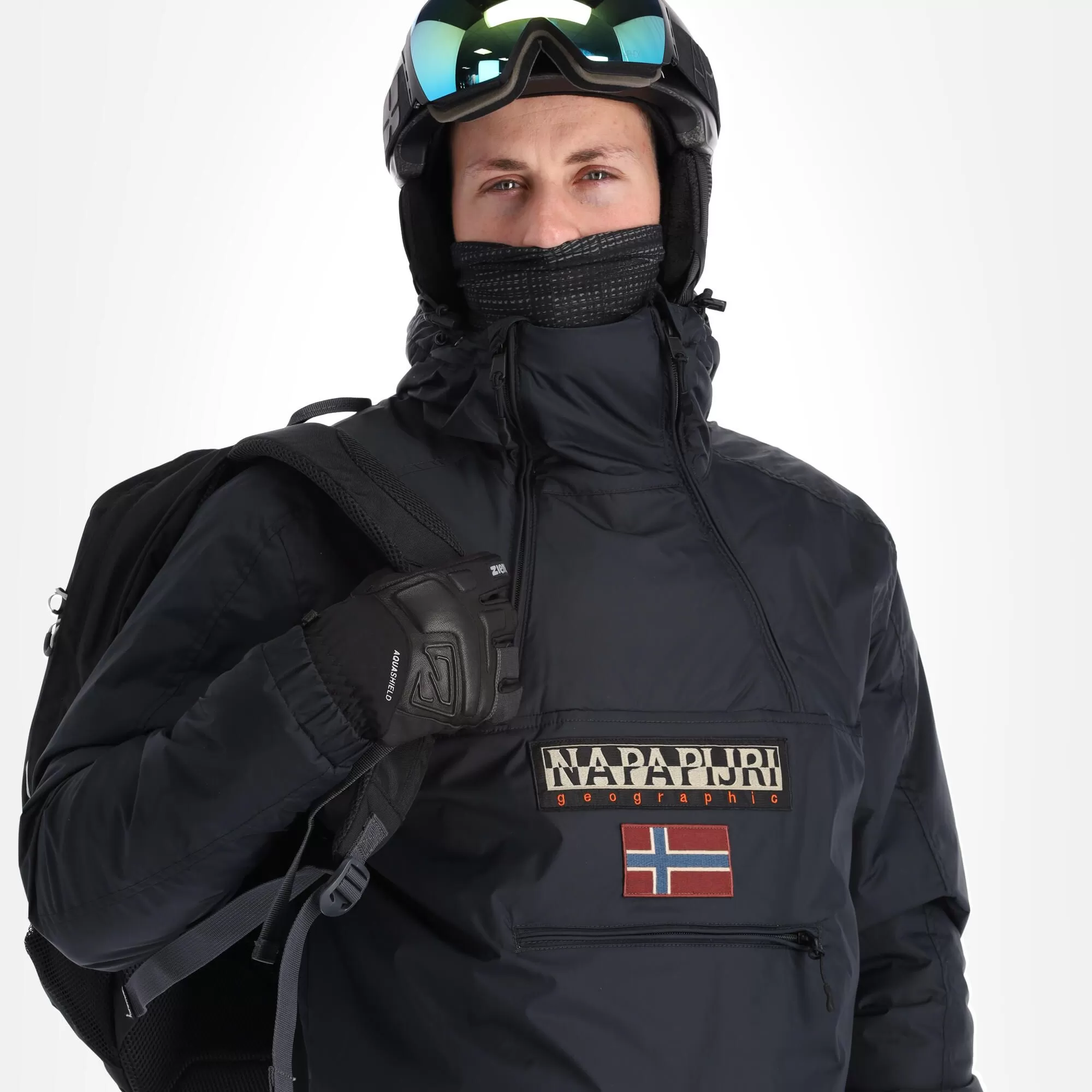 Napapijri, Northfarer 2.0 Winter (2022/2023) Winter Anorak Men Black 7 Napapijri, Northfarer 2.0 Winter (2022/2023) Winter Anorak Men Black - Image 5