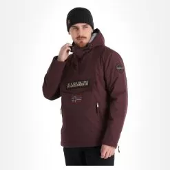 Napapijri, Rainforest Pocket 2 (2022/2023) Winter Anorak Men Burgundy Fudge Purple -Ski Online Store napapijri rainforest pocket 2 af anorak heren burgundy fudge 22napap112v2 BI 04
