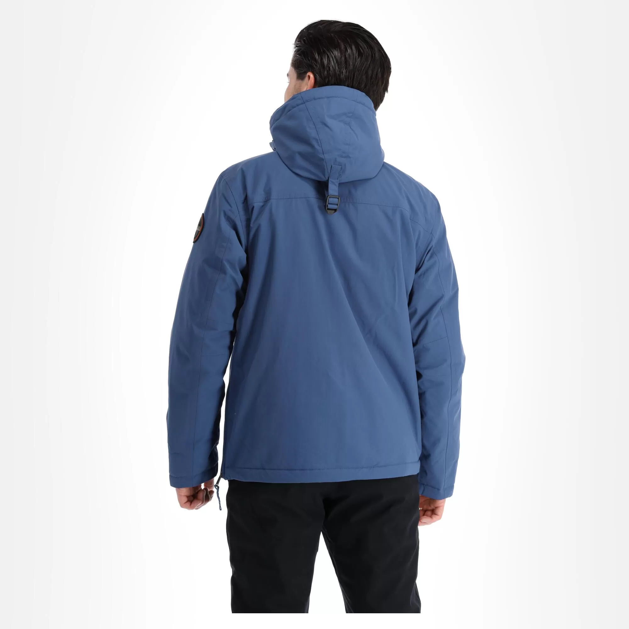 Napapijri, Rainforest Pocket 2 (2022/2023) Winter Anorak Men Ensign Blue 5 Napapijri, Rainforest Pocket 2 (2022/2023) Winter Anorak Men Ensign Blue - Image 3