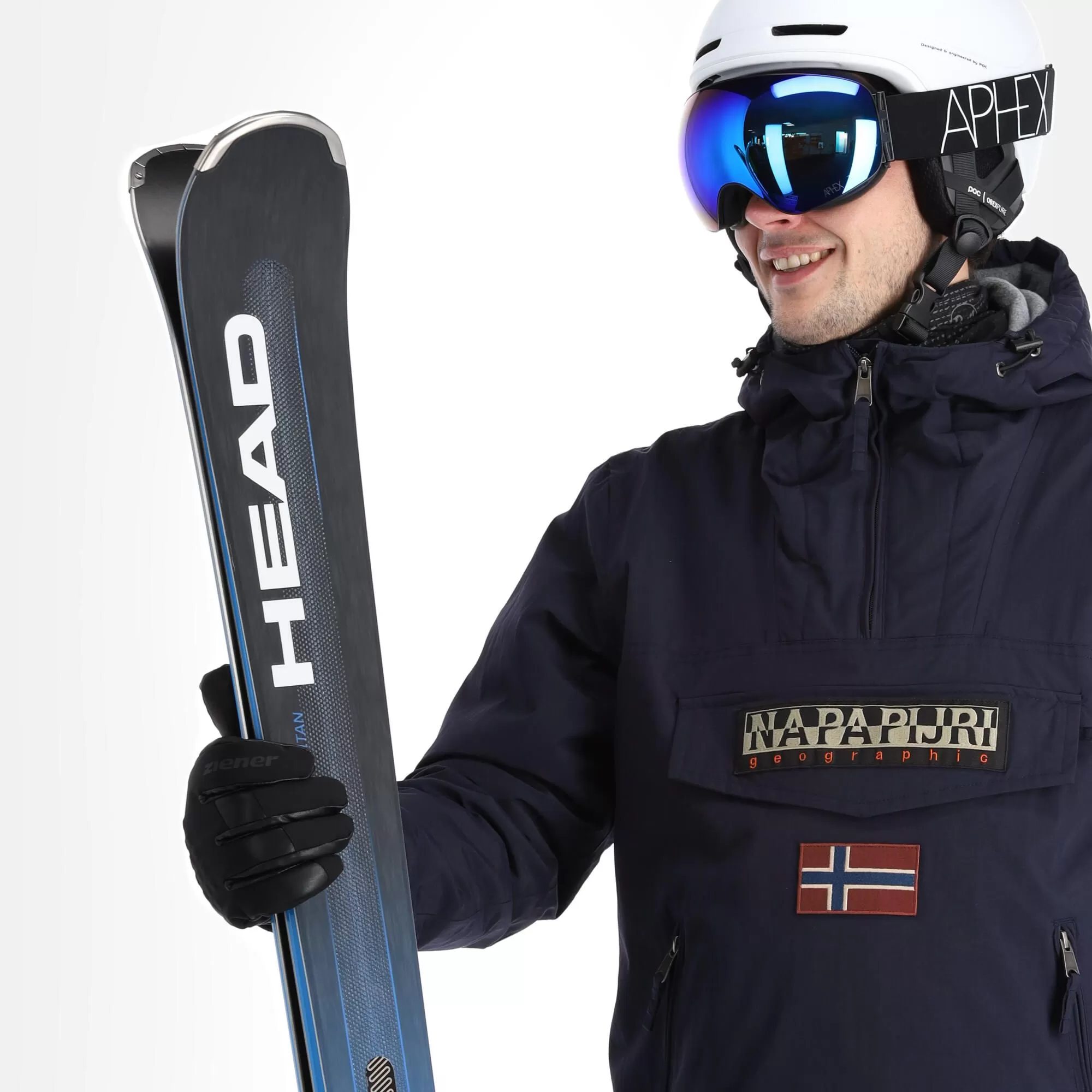 Napapijri, Rainforest Pocket 2 (2022/2023) Winter Anorak Men Marine Blue 7 Napapijri, Rainforest Pocket 2 (2022/2023) Winter Anorak Men Marine Blue - Image 5