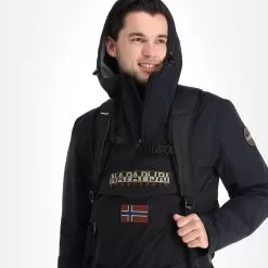 Napapijri, Rainforest Pocket 2 (2022/2023) Winter Anorak Men Black -Ski Online Store napapijri rainforest pocket 2 af anorak heren zwart 22napap112v6 BI 05