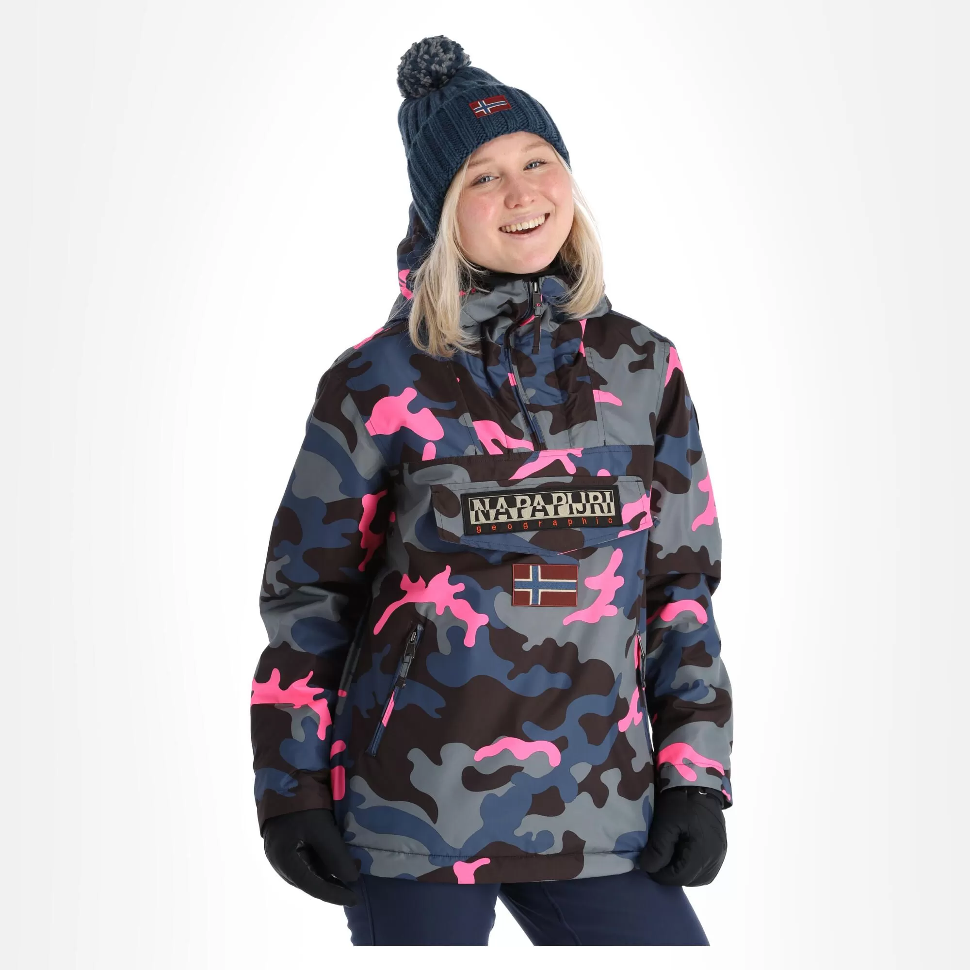 Napapijri, Rainforest W P Prt 2 (2022/2023) Winter Anorak Women Camo Multicolor 4 Napapijri, Rainforest W P Prt 2 (2022/2023) Winter Anorak Women Camo Multicolor - Image 2